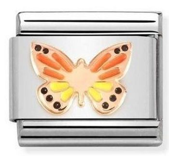 Nomination - Link 9K Rose Gold 'Kolorowy Motyl' 430202 17.jpg